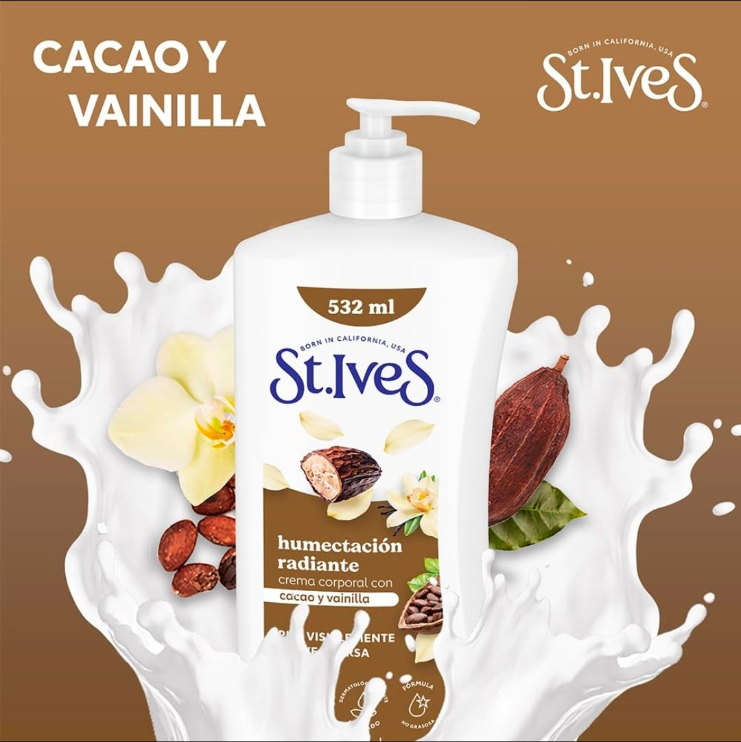 كريما كوربورال للترطيب المشع بالكاكاو والفانيليا (Humectación Radiante Crema Corporal con Cacao y Vainilla)