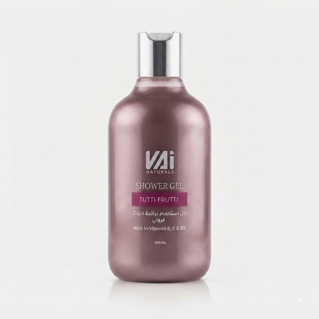 جل استحمام برائحة التوت فروتي من ڤاي ناتشورالز (VAI Naturals Tutti Frutti Shower Gel)