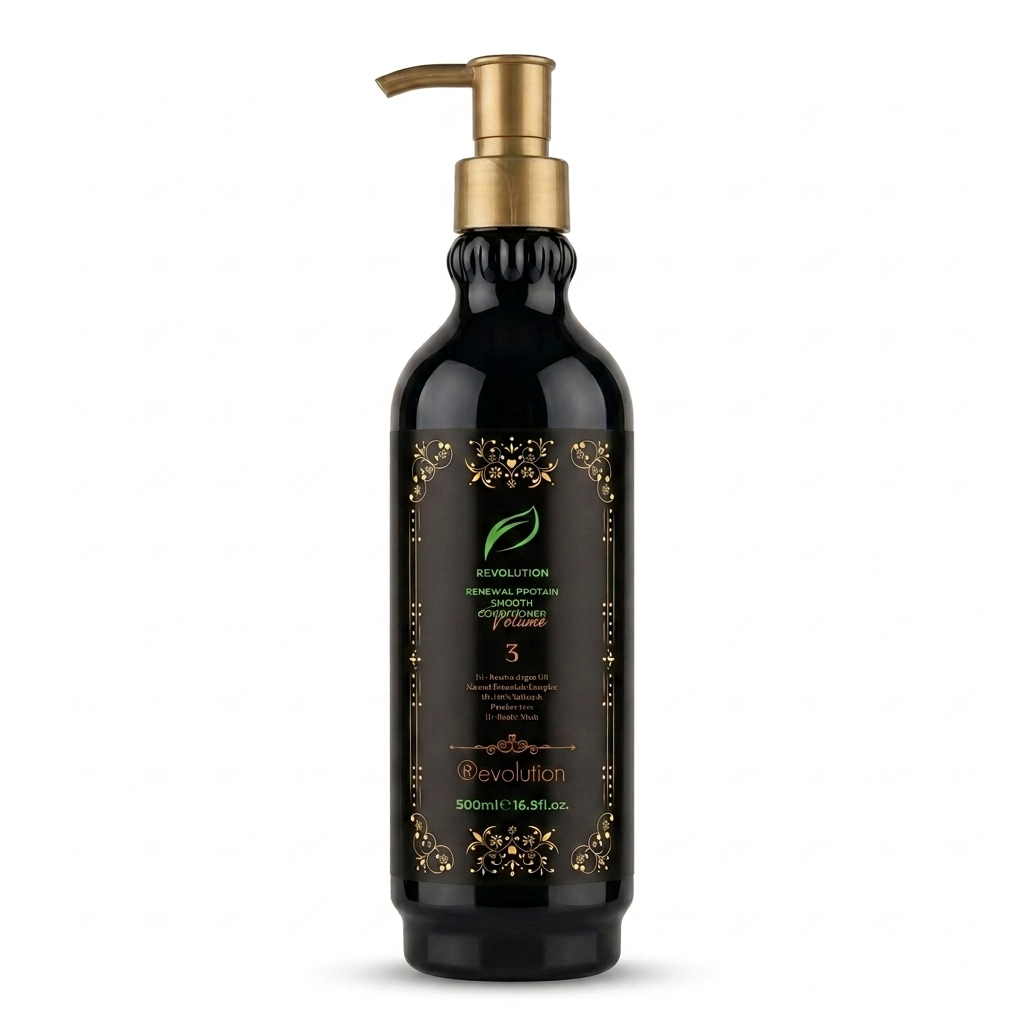شامبو وبلسم ريفولوشن الخالي من السلفات والبارابين (Revolution Renewal Protein Smooth Shampoo & Conditioner)