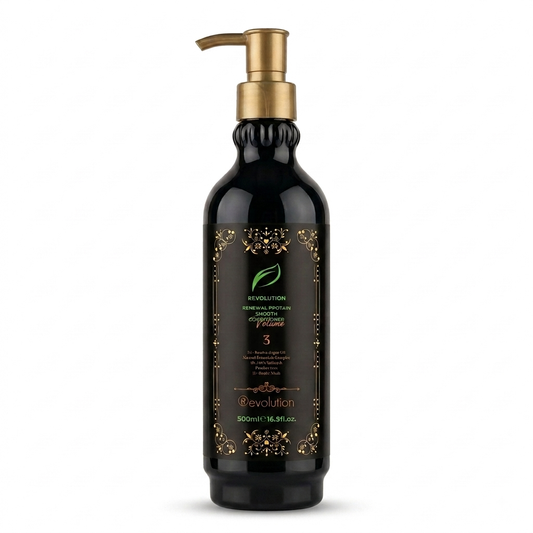 شامبو وبلسم ريفولوشن الخالي من السلفات والبارابين (Revolution Renewal Protein Smooth Shampoo & Conditioner)