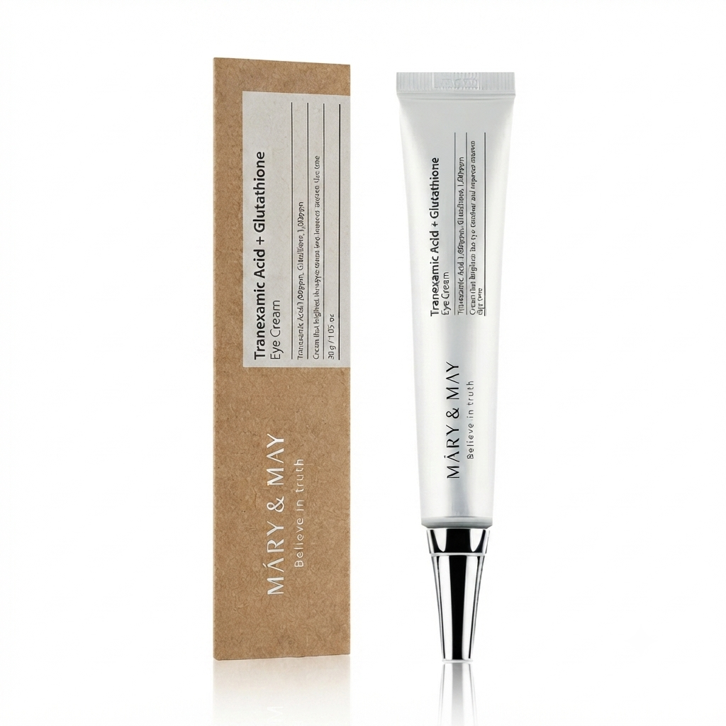 كريم العين بحمض الترانيكساميك والجلوتاثيون ماري آند ماي (Mary & May Tranexamic Acid + Glutathione Eye Cream)