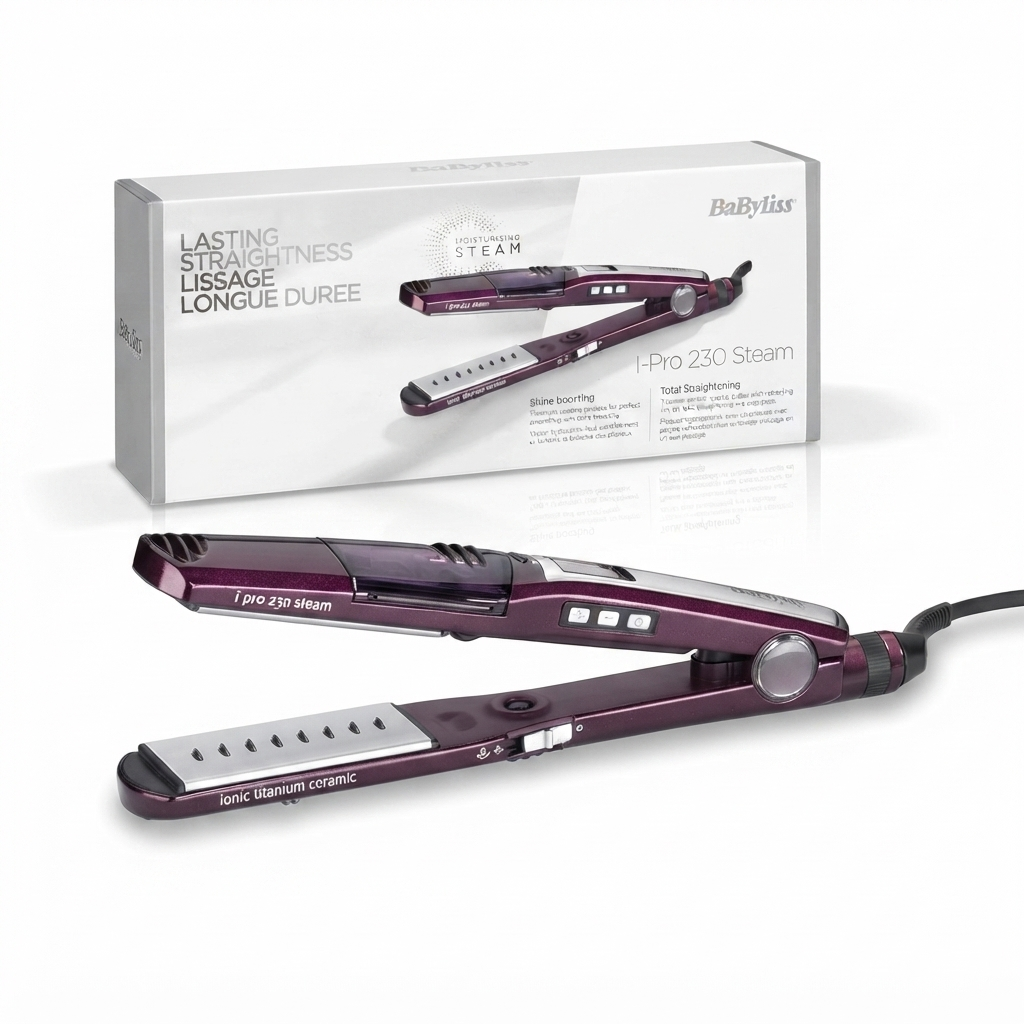 💜 مملس الشعر بالبخار الأيقوني بابليس باريس

(BaByliss I-Pro 230 Steam)