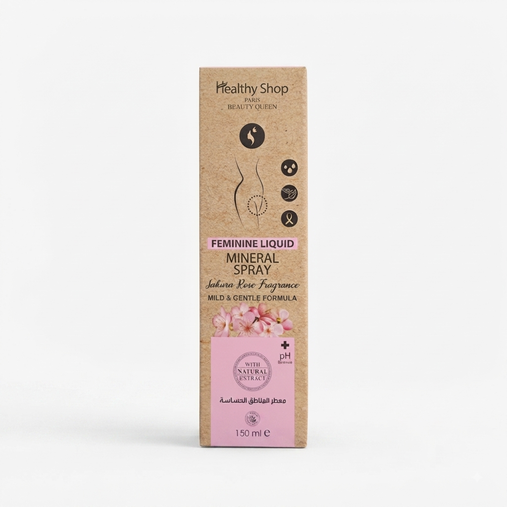 أنواع سبراي المعطر والمعدني للمناطق الحساسة من هيلثي شوب (Healthy Shop Paris Feminine Liquid Mineral Spray)