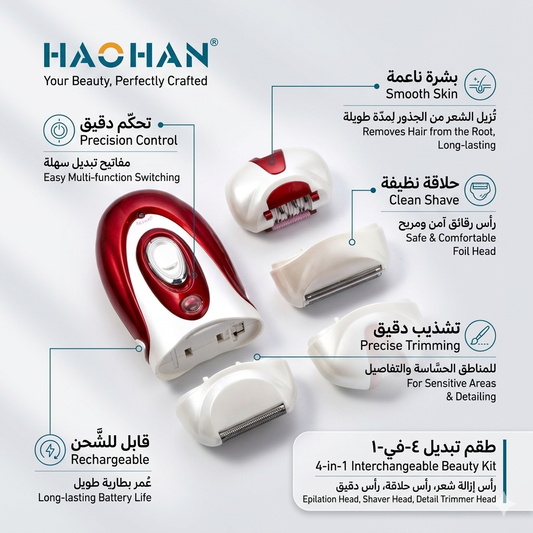 Haohan 3-in-1 Women's Hair Removal
