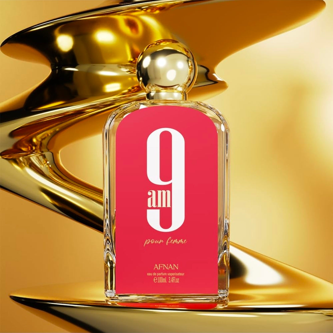 عطر أفنان 9 صباحاً بور فيم (Afnan 9 AM Pour Femme) النسائي بتركيز أو دو بارفان (Eau de Parfum)
