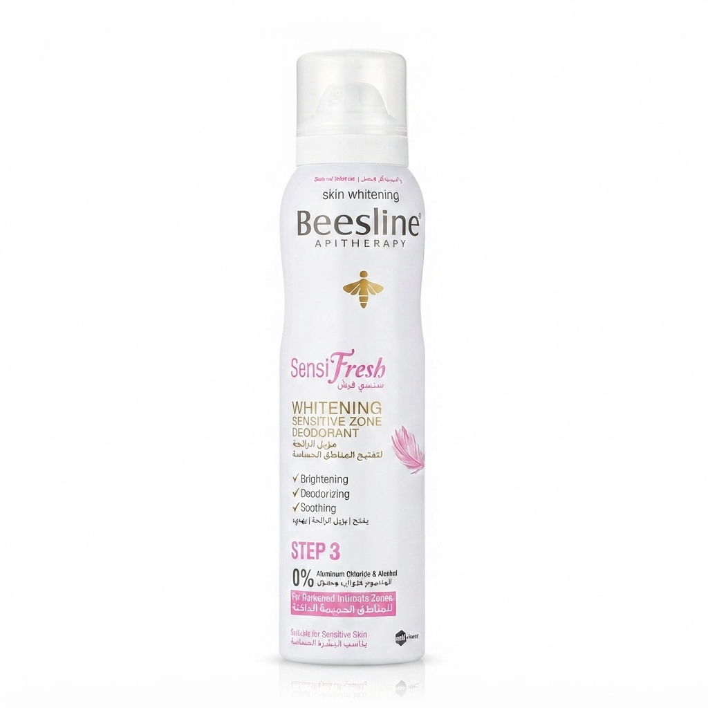 بخاخ مزيل الرائحة لتفتيح المناطق الحساسة سنسي فرش من بيزلين (Beesline SensiFresh Whitening Sensitive Zone Deodorant)