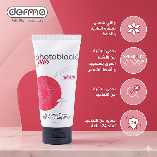 كريم واقي الشمس Photoblock Plus من شركة Derma