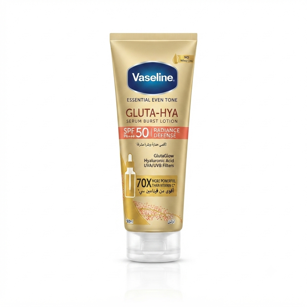 لوشن سيروم جلوتا-هايا لحماية وإشراقة البشرة (Healthy Bright Gluta-Hya Serum Burst Lotion SPF 50 PA+++)