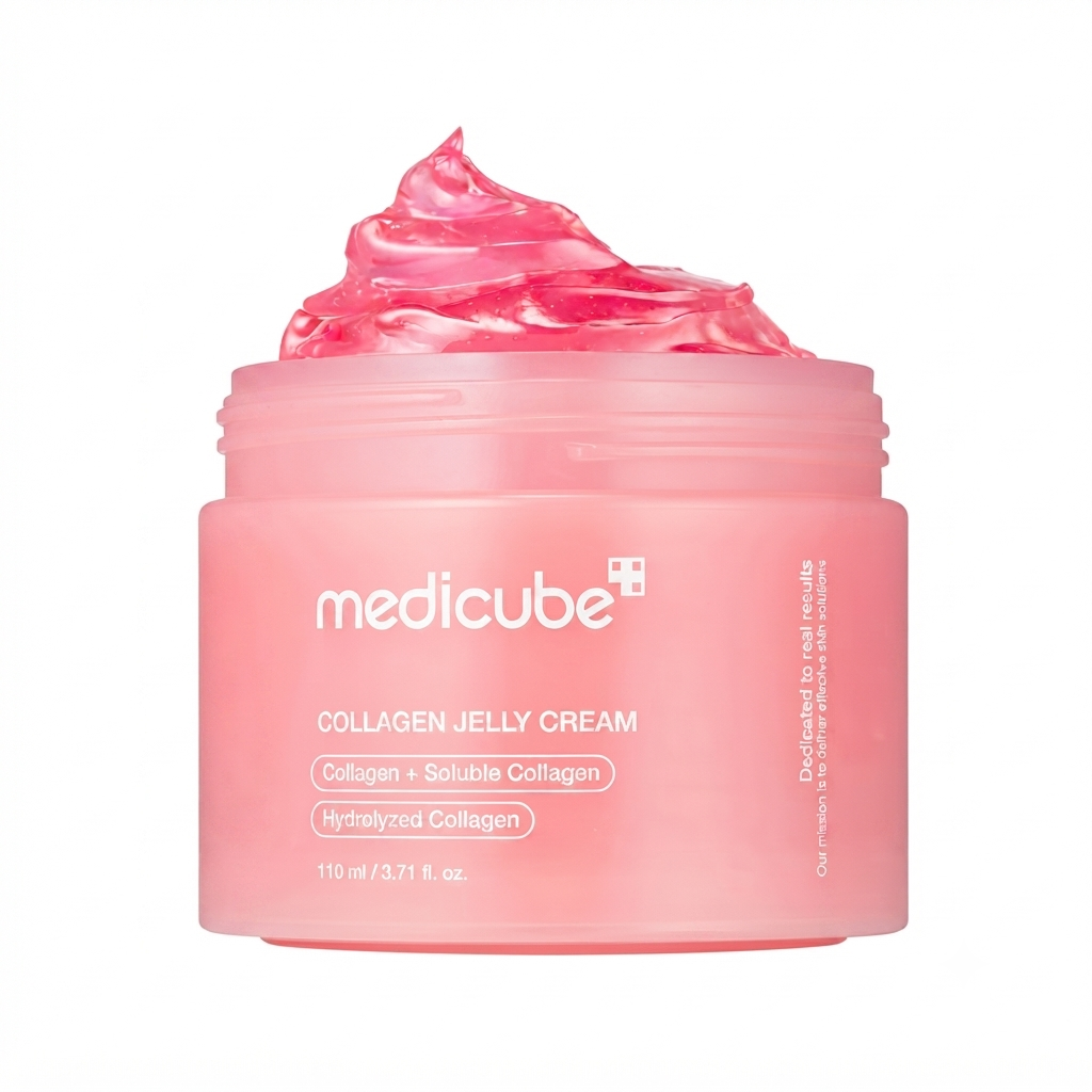 كريم الكولاجين الجيلي ميدي كيوب (Medicube Collagen Jelly Cream).. إشراقة ساحرة ونقاء زجاجي لا يُقاوم