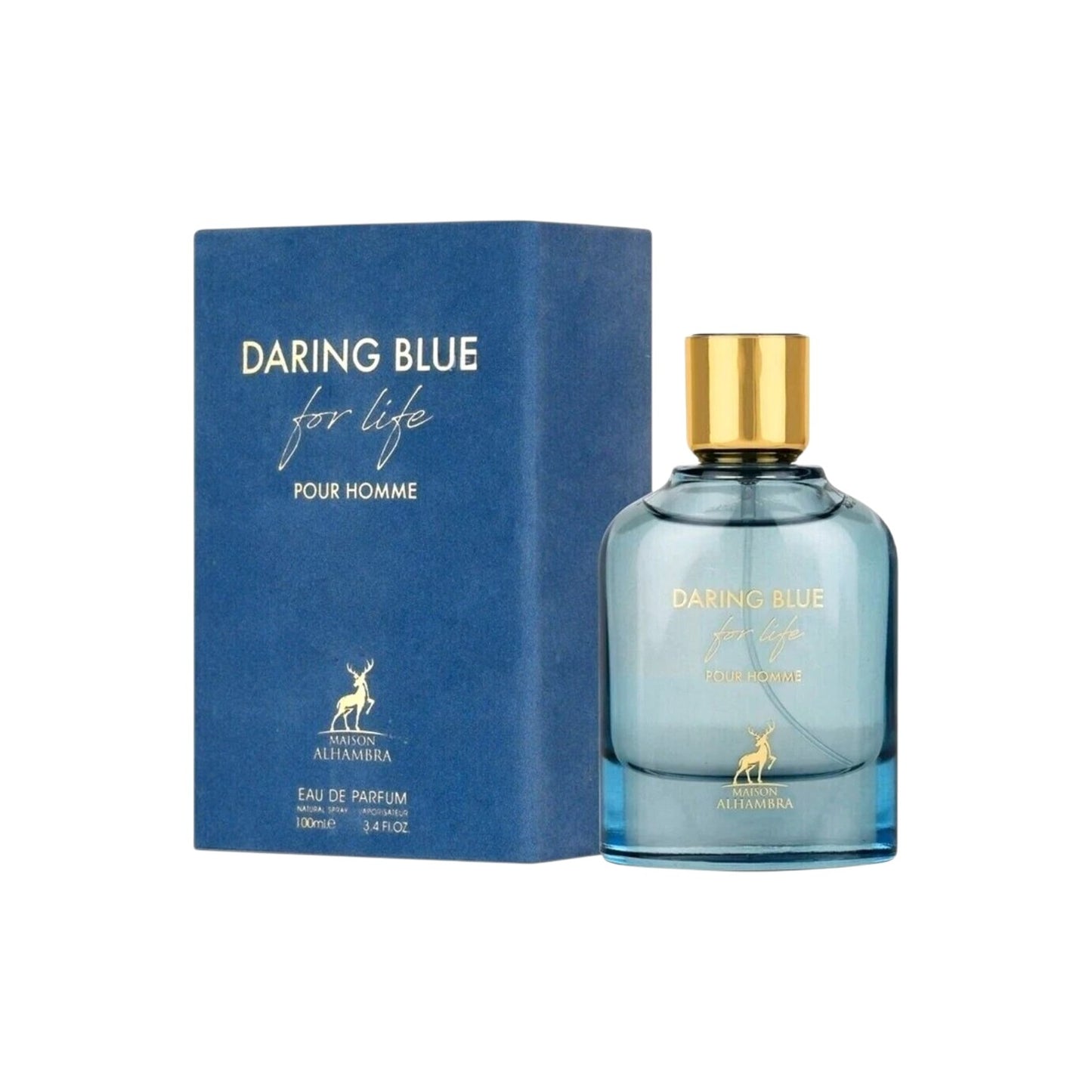 عطر دارينج بلو فور لايف للرجال من ميسون الحمبرا | Maison Alhambra Daring Blue For Life Pour Homme