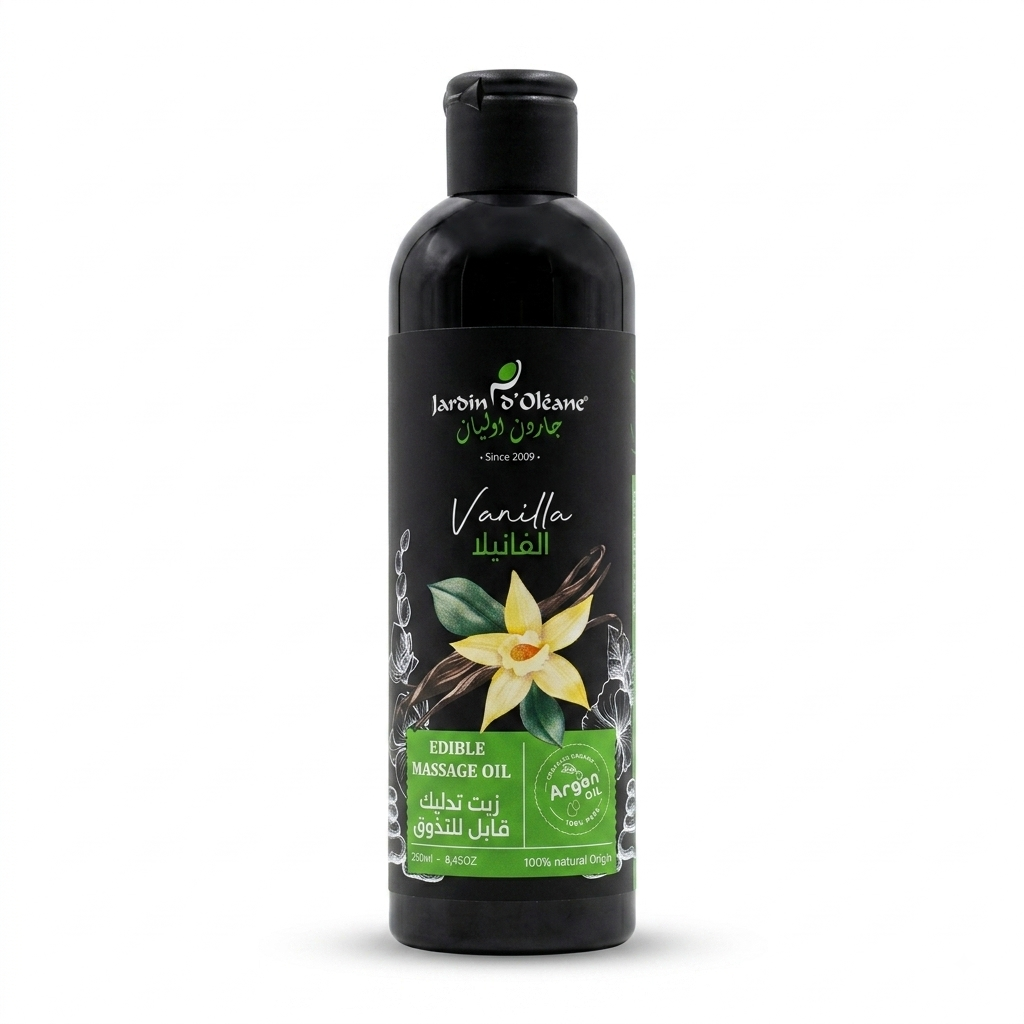 تشكيلة زيوت التدليك القابلة للتذوق الفاخرة من جاردن أوليان (Jardin d'Oléane Edible Massage Oil Collection)