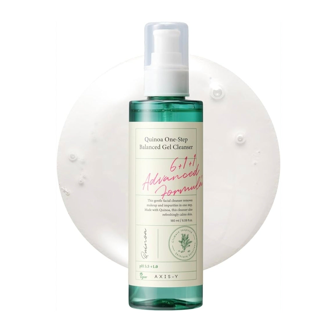 غسول جل كوينوا وان ستوب بالانسد من أكسيس-واي (AXIS-Y Quinoa One-Step Balanced Gel Cleanser)