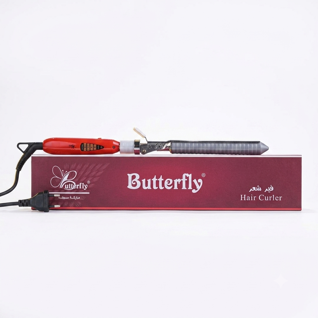 🦋 فير شعر بترفلاي الاحترافيButterfly Hair Curler