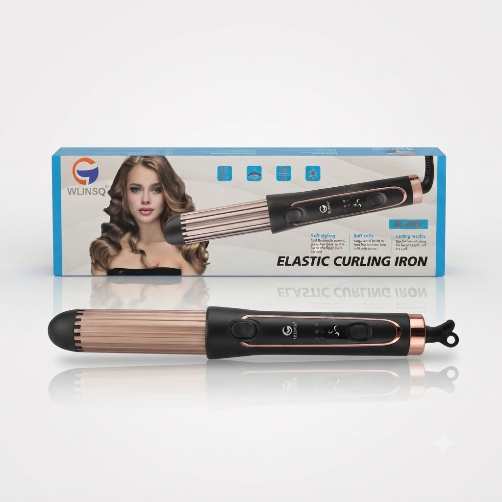 🌀 فير الشعر الاحترافي إلاستيك

(WLINSQ Elastic Curling Iron)