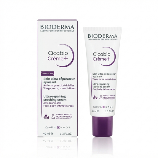كريم الإصلاح والتهدئة الفائق سيكابيو كريم+ بيوديرما (Bioderma Cicabio Crème+)