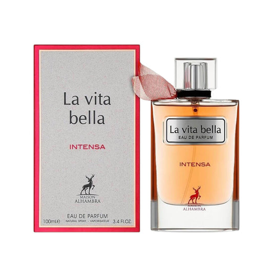 عطر لا فيتا بيلا انتنسا للنساء من ميزون الحمراء - La Vita Bella Intensa Maison Alhambra