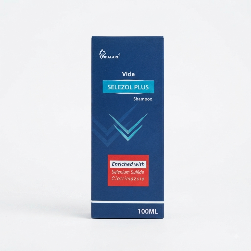 شامبو سيليزول بلس العلاجي المضاد للقشرة من فيداكير (VidaCare Vida SELEZOL PLUS Shampoo)