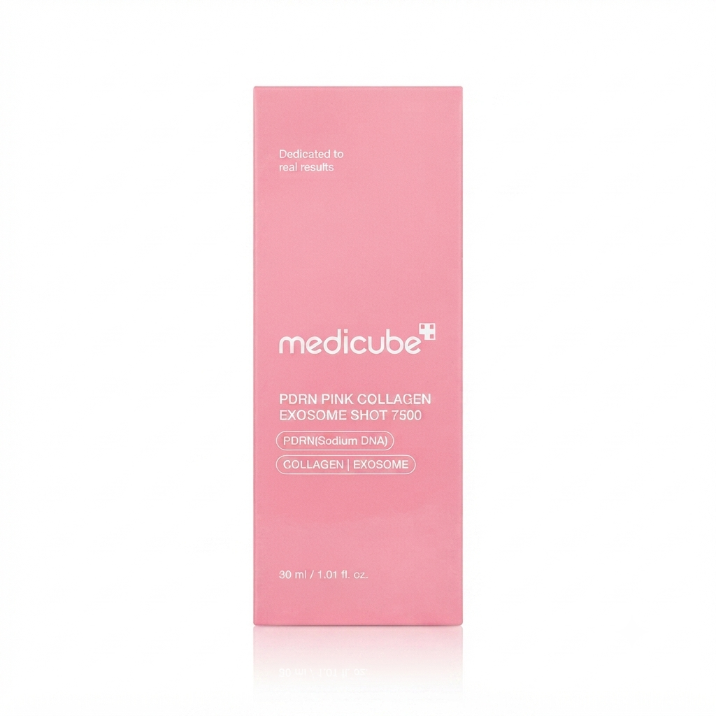سيروم بي دي آر إن بينك كولاجين إكسوسوم شوت 7500 ميديوجيوب (Medicube PDRN Pink Collagen Exosome Shot 7500)