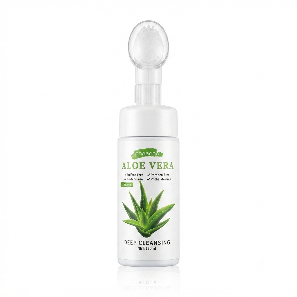 غسول رغوة التنظيف العميق بالألوفيرا من فوينا (Phoenna Aloe Vera Deep Cleansing Foam)
