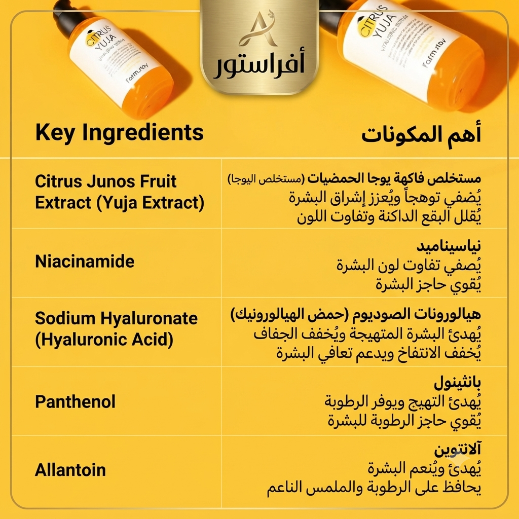 سيروم يوجا الحمضيات المنشط (Citrus Yuja Vitalizing Serum)فرمستاي
