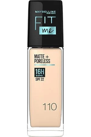 كريم الأساس مايبلين 30مل Fit Me Matte & Poreless - Glass